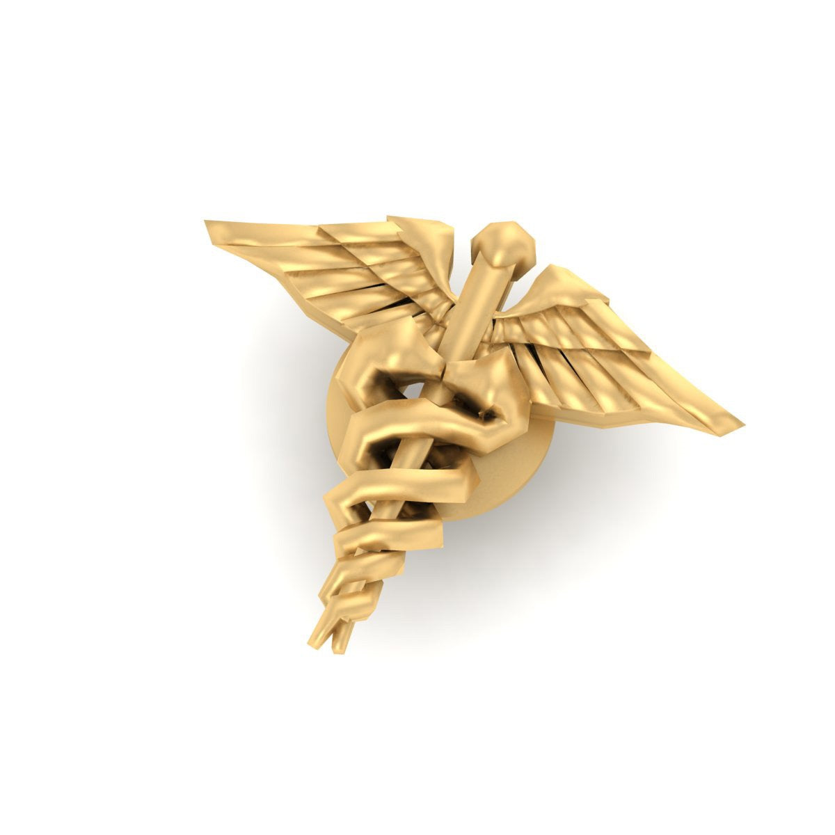 ROSE GOLD DOCTOR LOGO LAPEL PIN