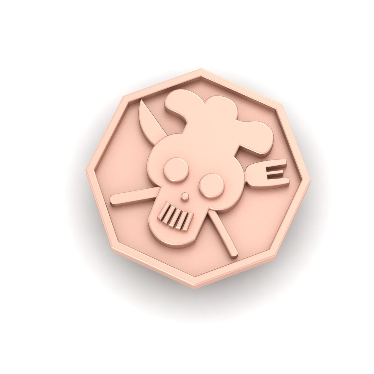 FORK AND KNIFE CHEF BADGE