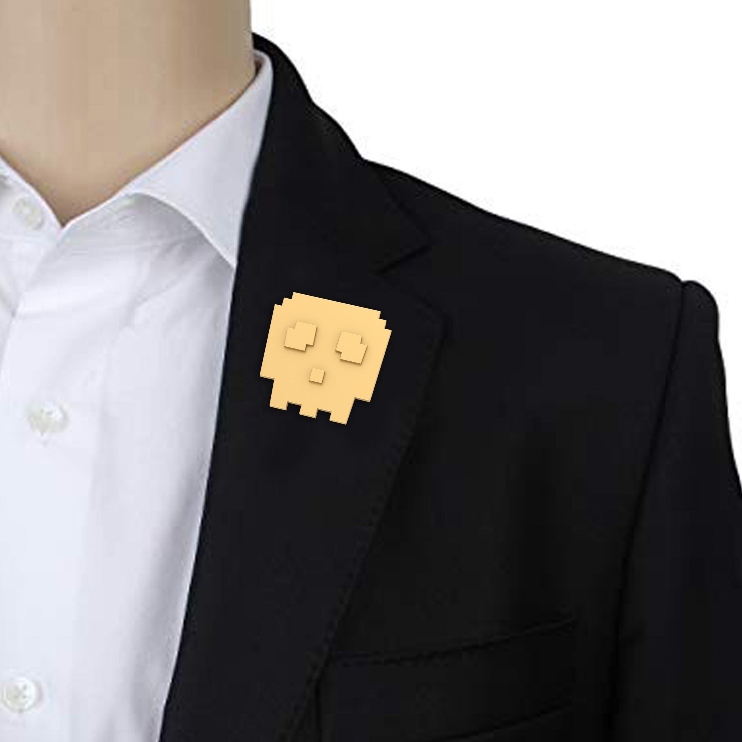 GOLD PUZZLE LAPEL PIN