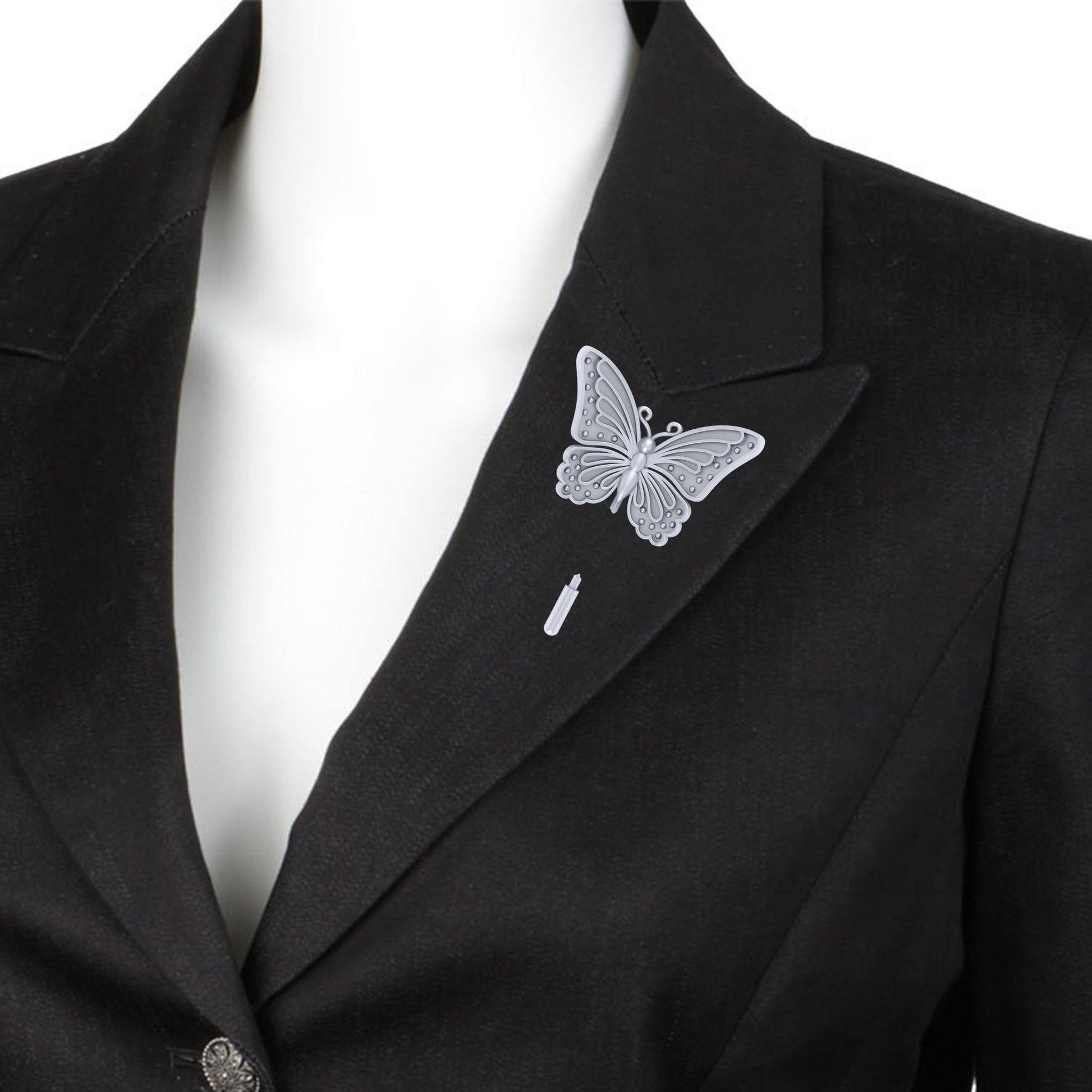 GOLD BUTTERFLY LAPEL PIN