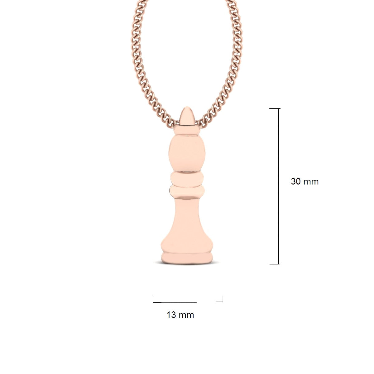 CHESS PIECE QUEEN PENDANT