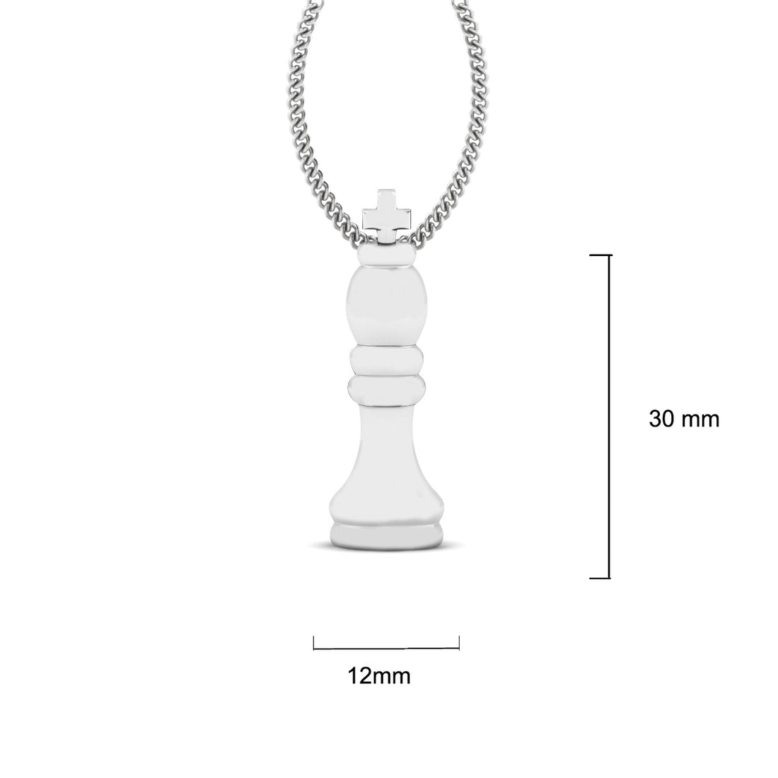 CHESS PIECE KING LOCKET