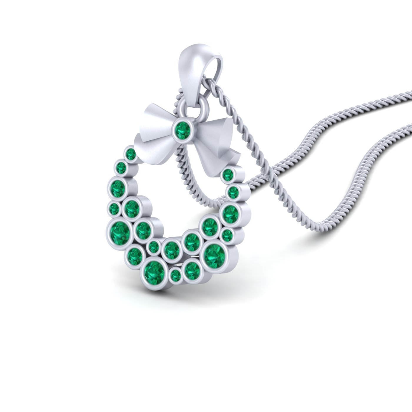 CHRISTMAS WREATH PENDANT