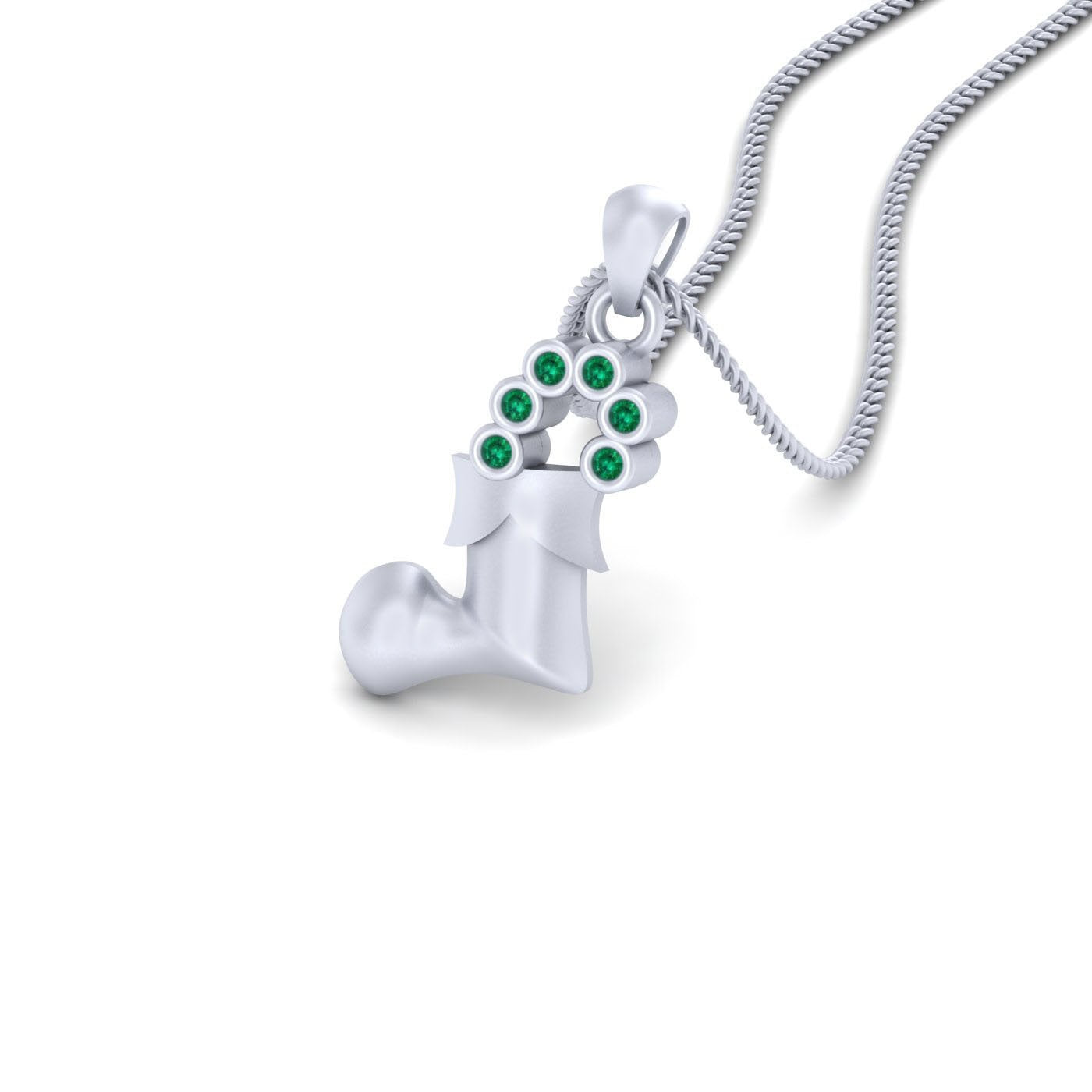CHRISTMAS SOCK PENDANT