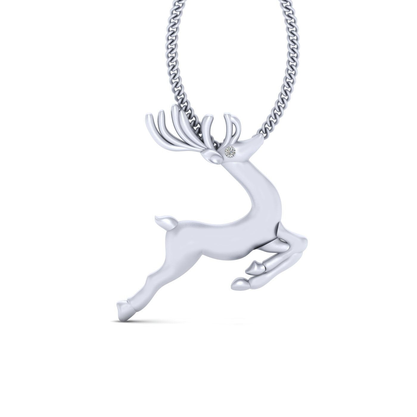 CHRISTMAS REINDEER PENDANT JEWELRY