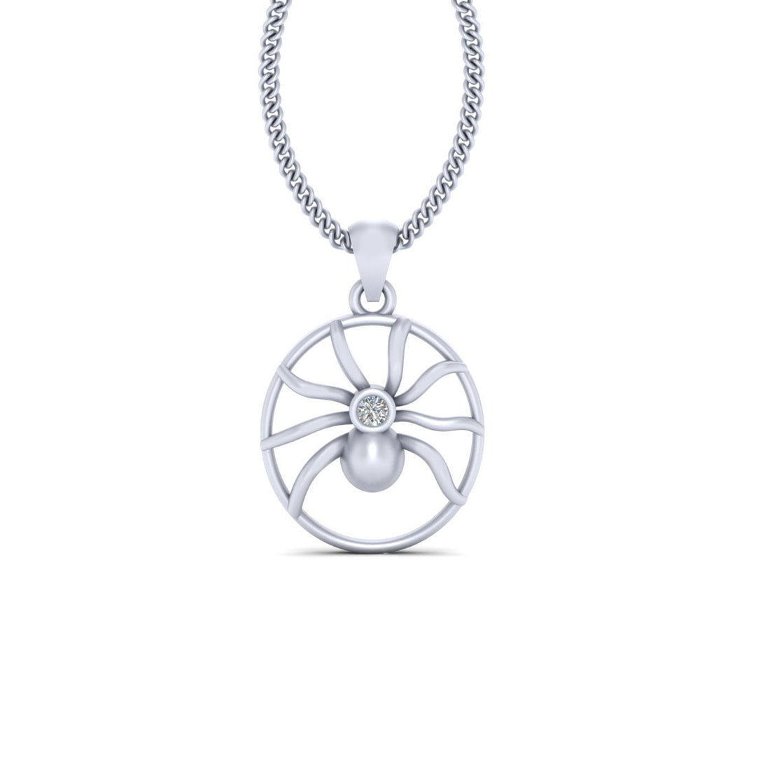 DIAMOND SPIDER PENDANT