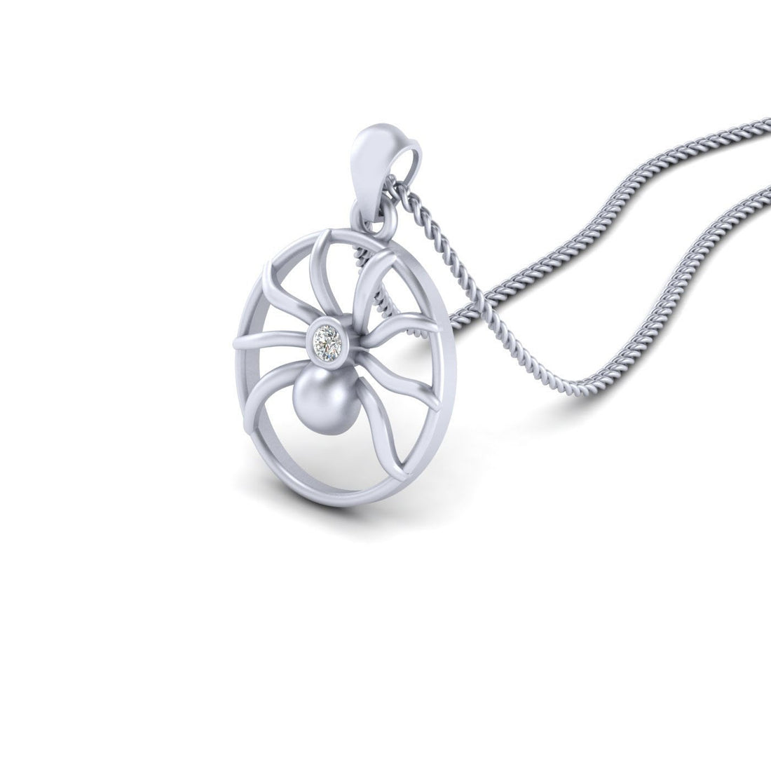 DIAMOND SPIDER PENDANT