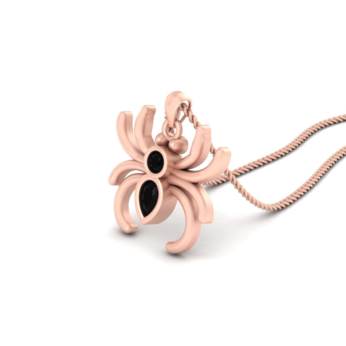 ROSE GOLD SPIDER PENDANT