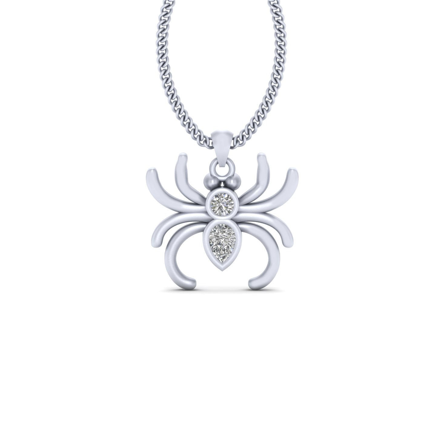 DIAMOND SPIDER PENDANT