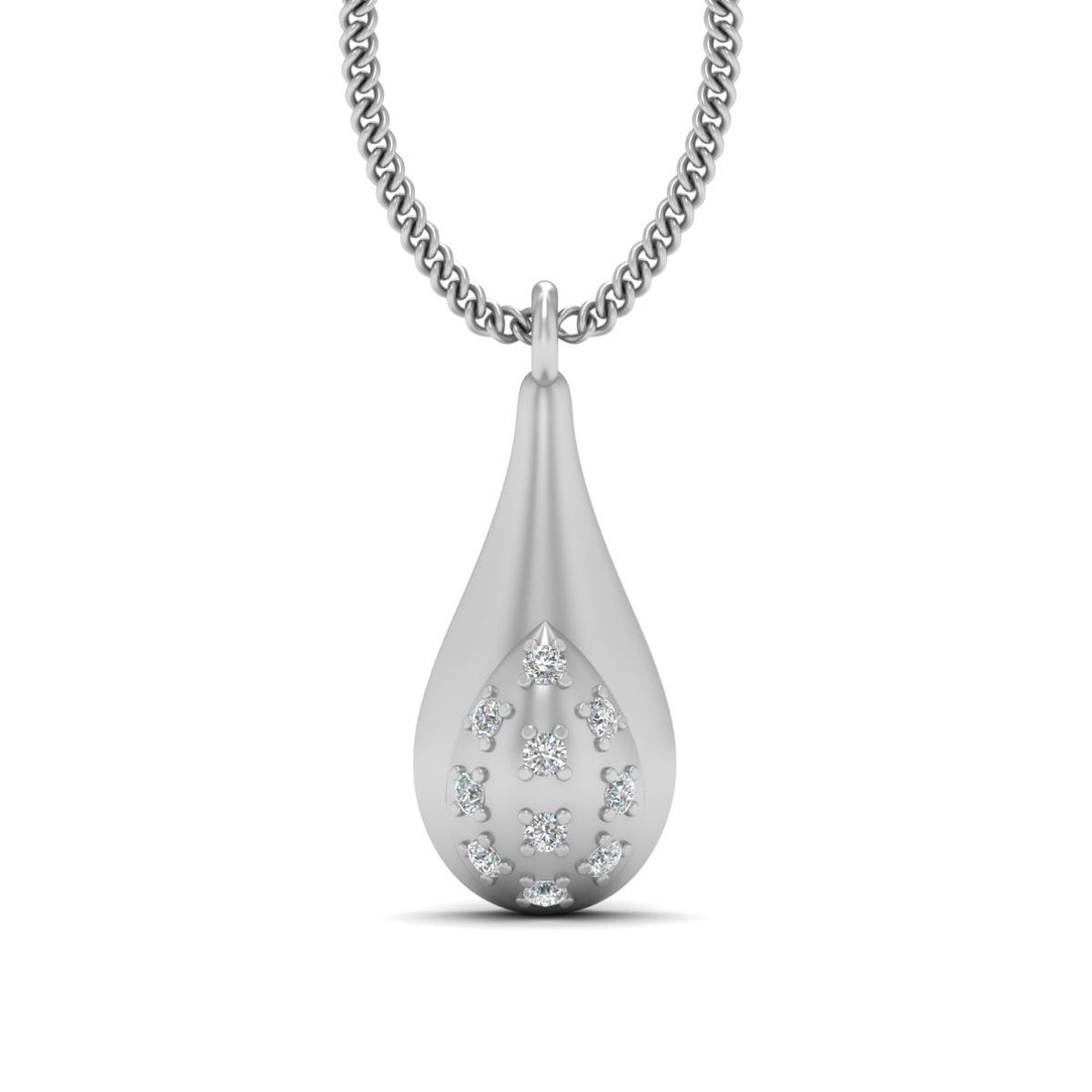 DIAMOND DROP PENDANT LOCKET