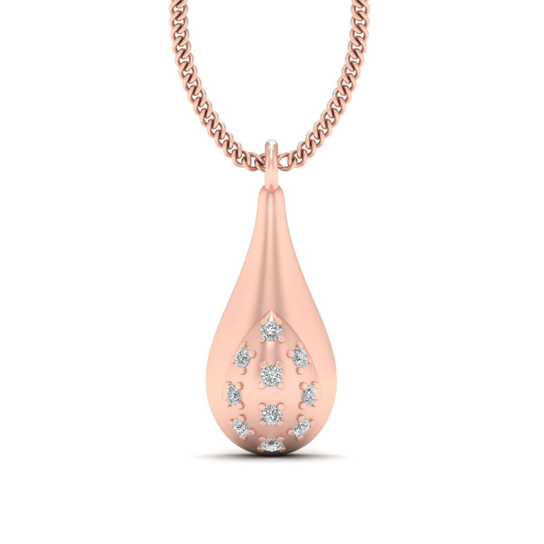 DIAMOND DROP PENDANT LOCKET