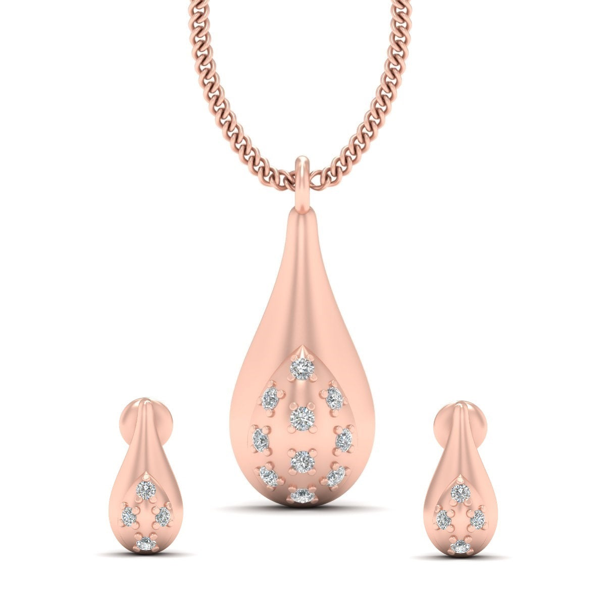 DROP PENDANT EARRINGS SET