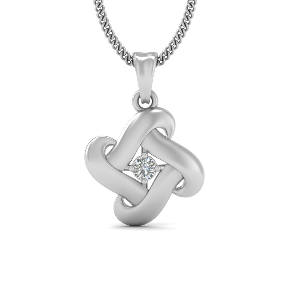 DIAMOND KNOT PENDANT