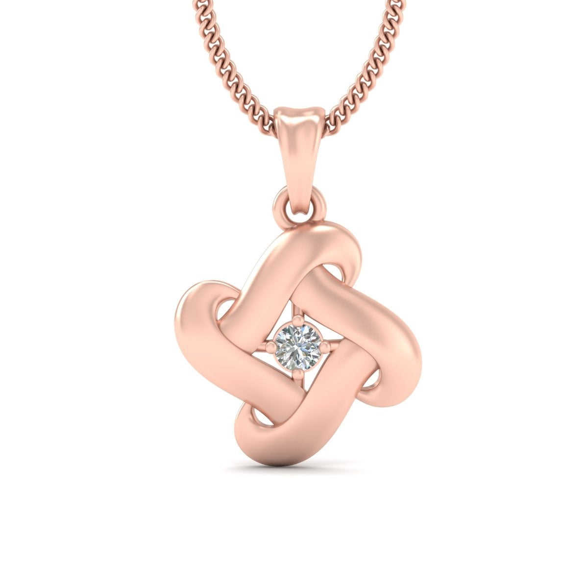 DIAMOND KNOT PENDANT