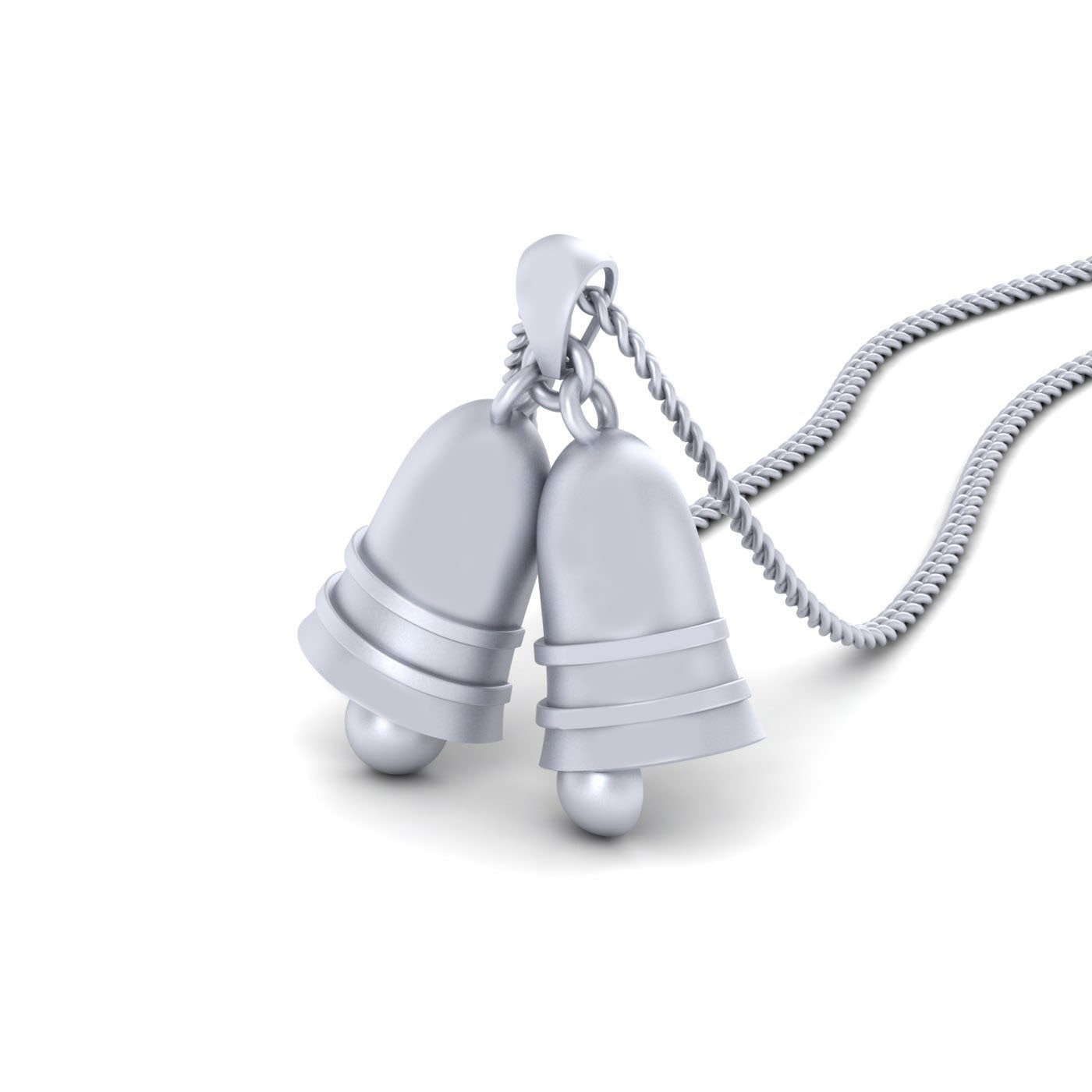 GOLD CHRISTMAS BELL PENDANT