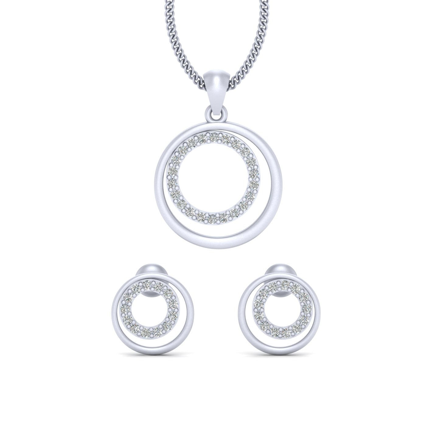 STERLING SILVER PENDANT SET