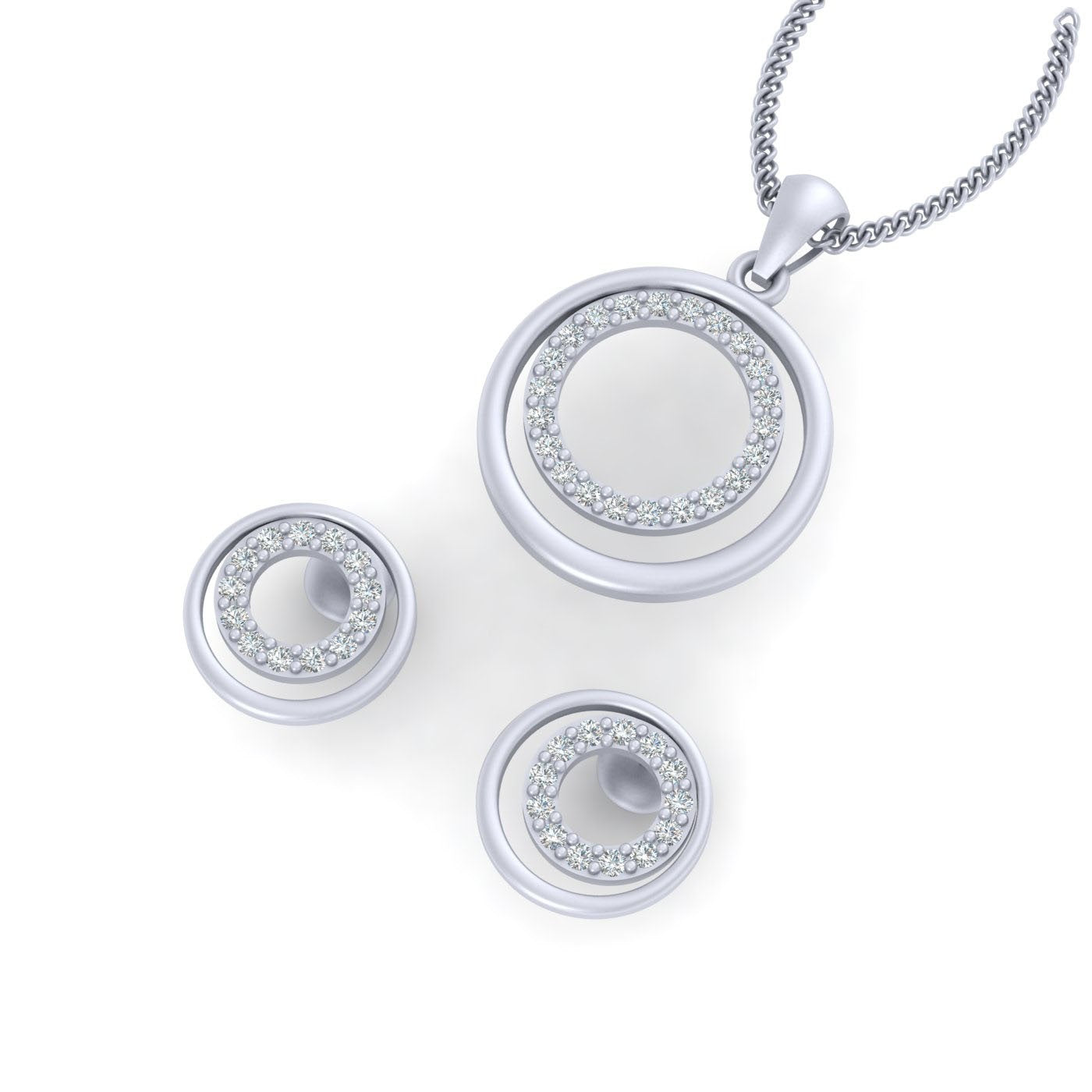 STERLING SILVER PENDANT SET