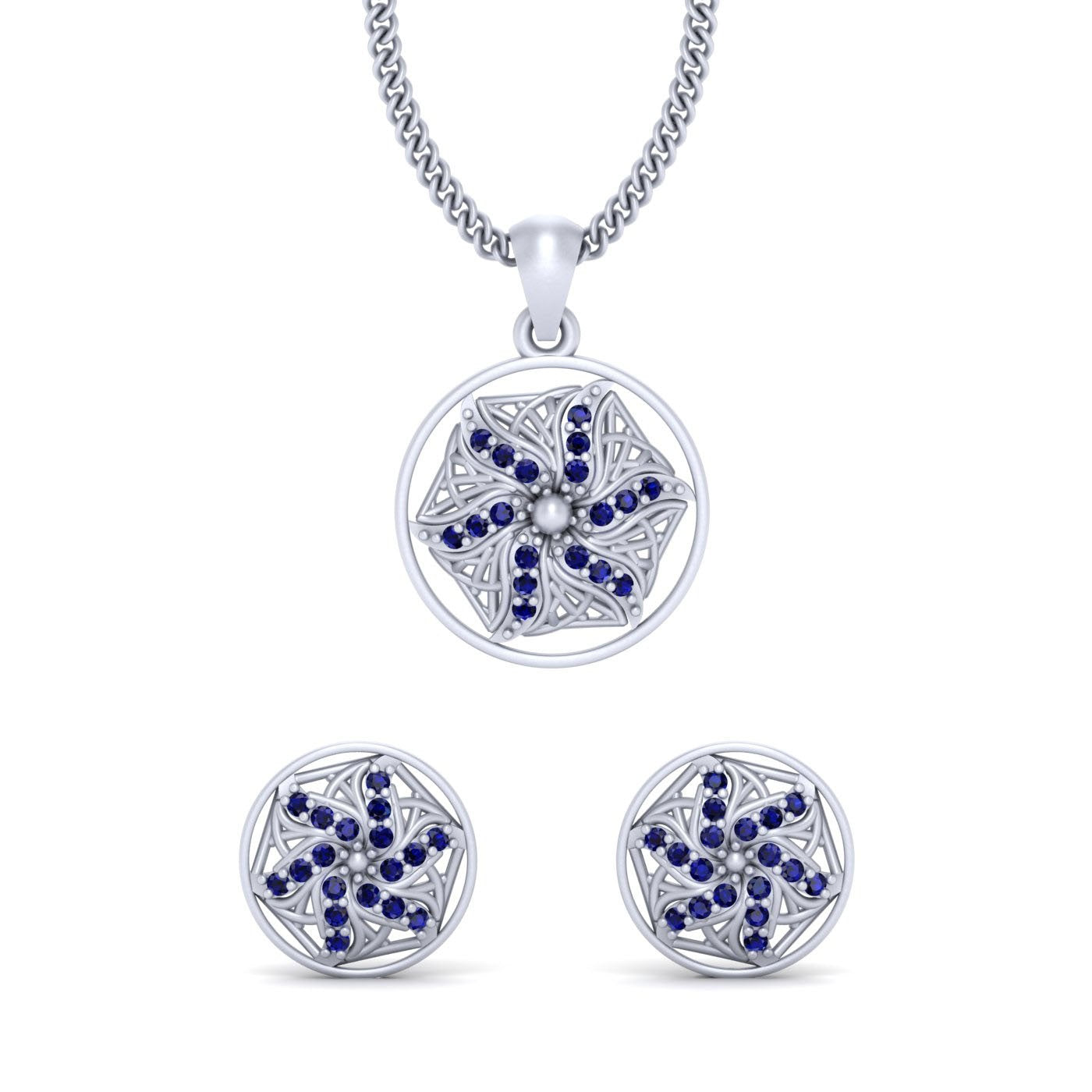 ART NOUVEAU PENDANT SET