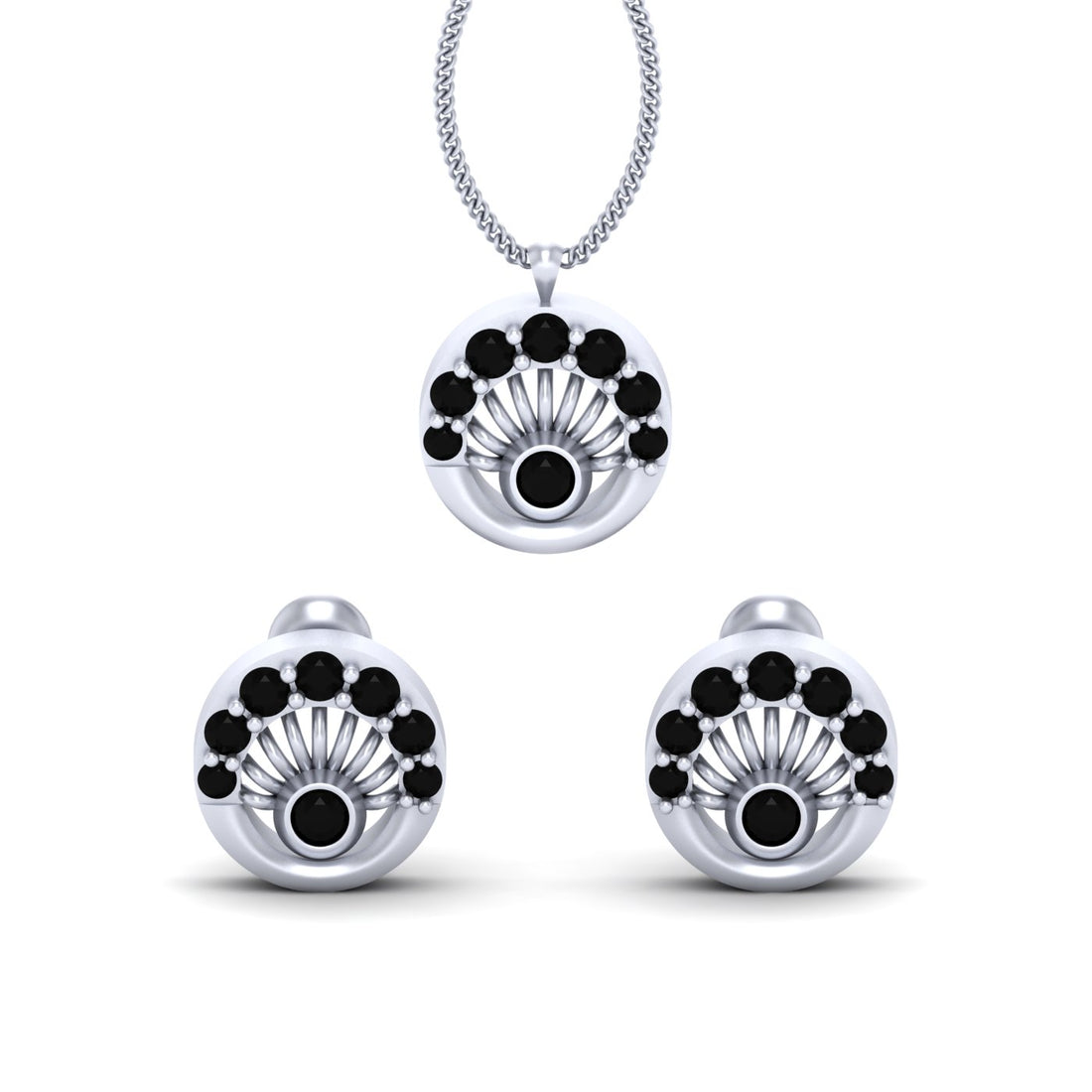 SILVER PENDANT SET LIGHT