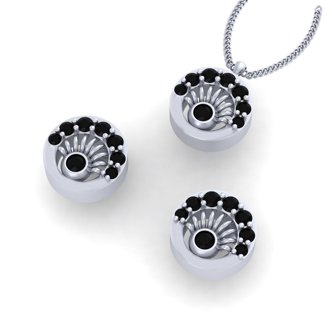 SILVER PENDANT SET LIGHT