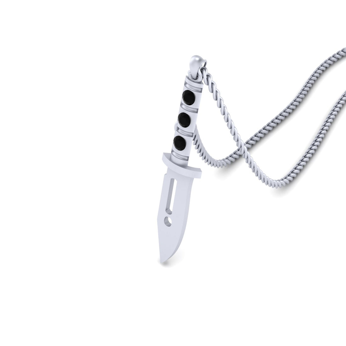 BLACK ONYX DAGGER PENDANT