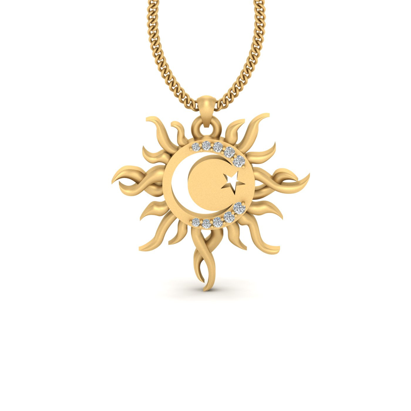 DIAMOND CELESTIAL PENDANT