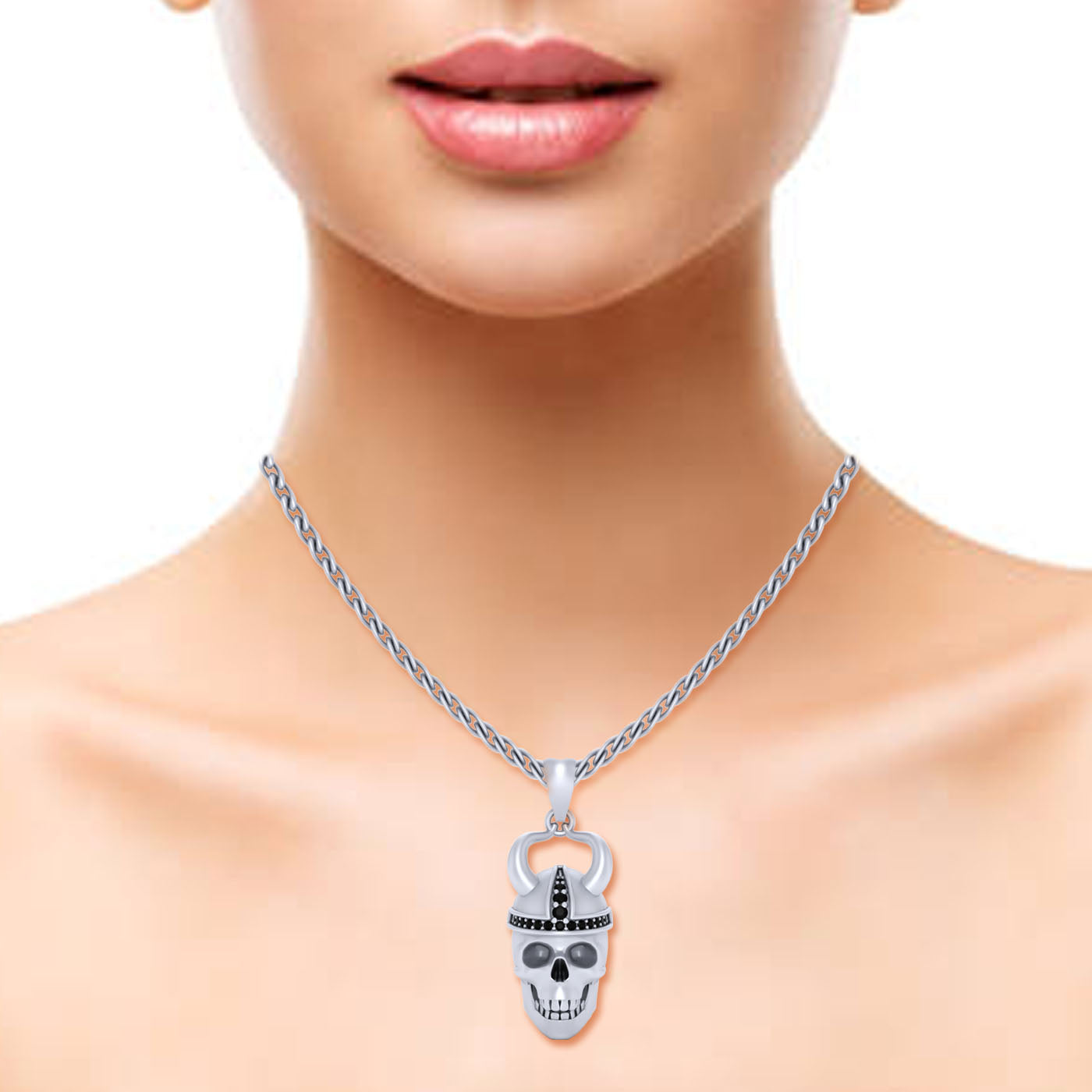 GOLD SKULL PENDANT