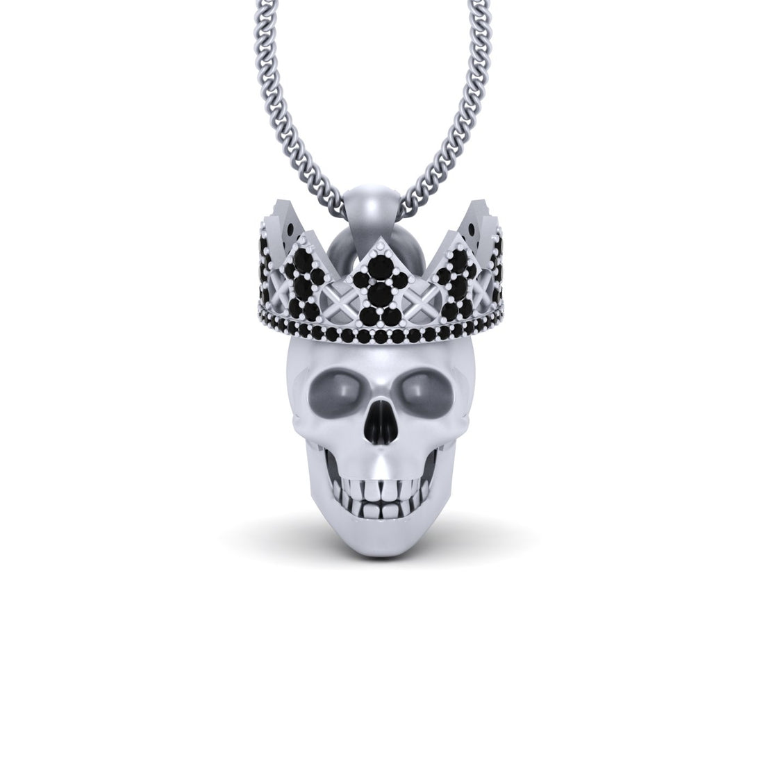 KING CROWN SKULL PENDANT
