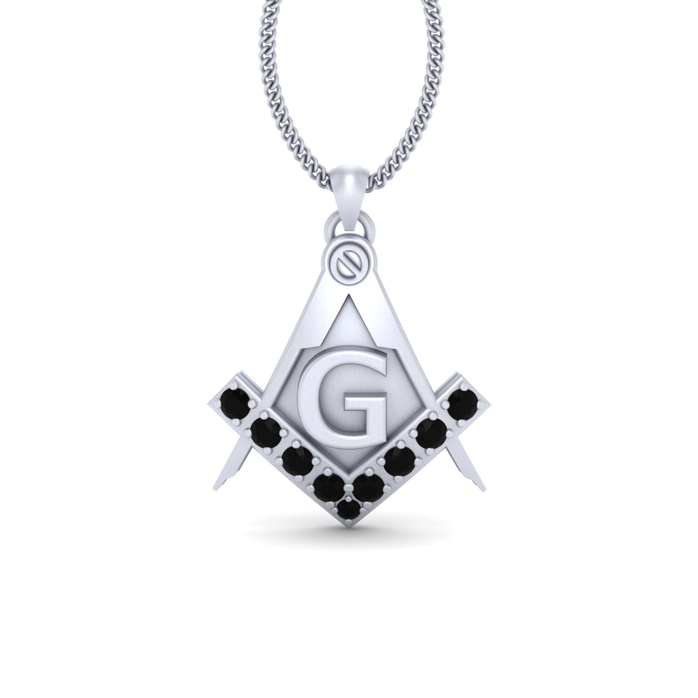 SILVER MASONIC PENDANT