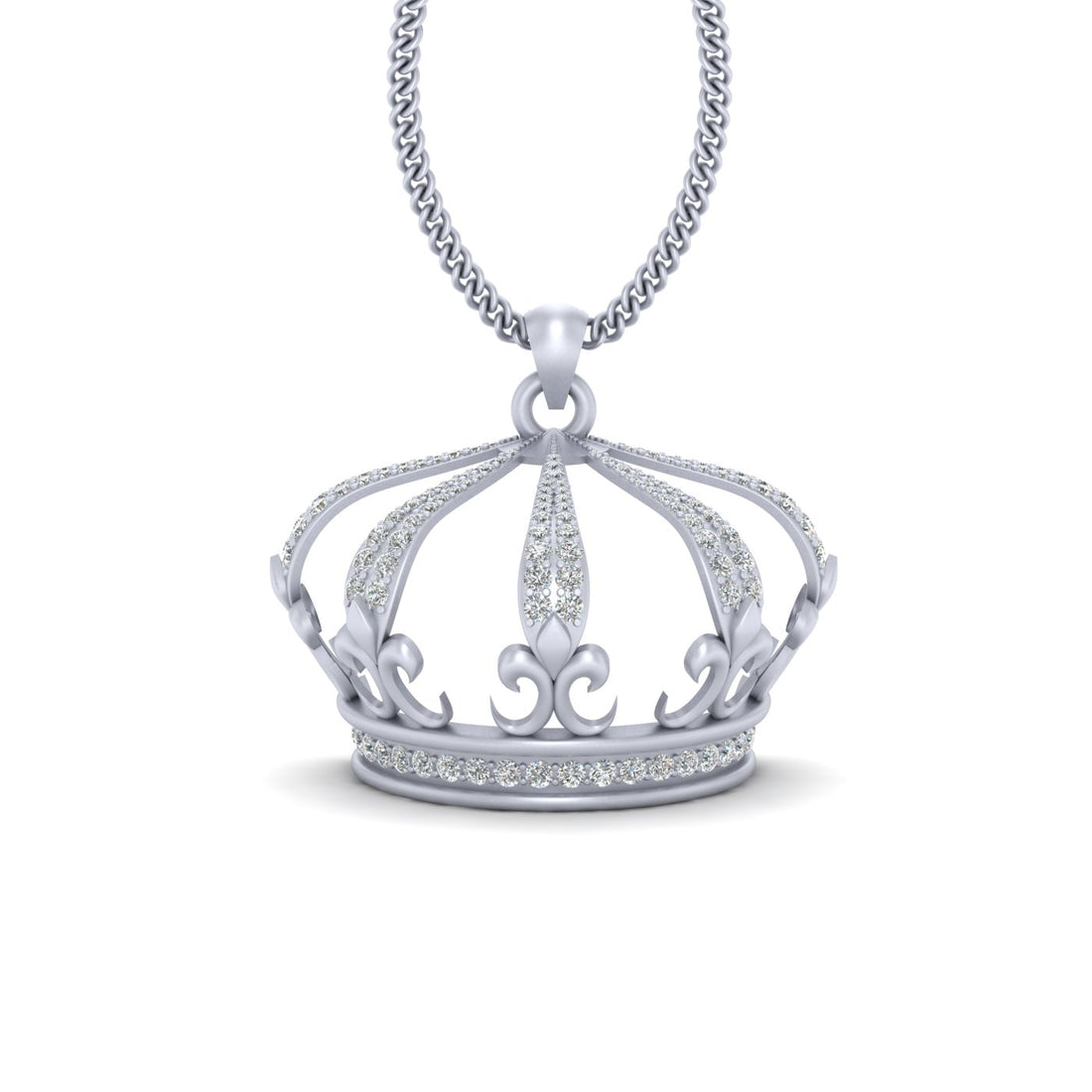 DIAMOND KING CROWN PENDANT