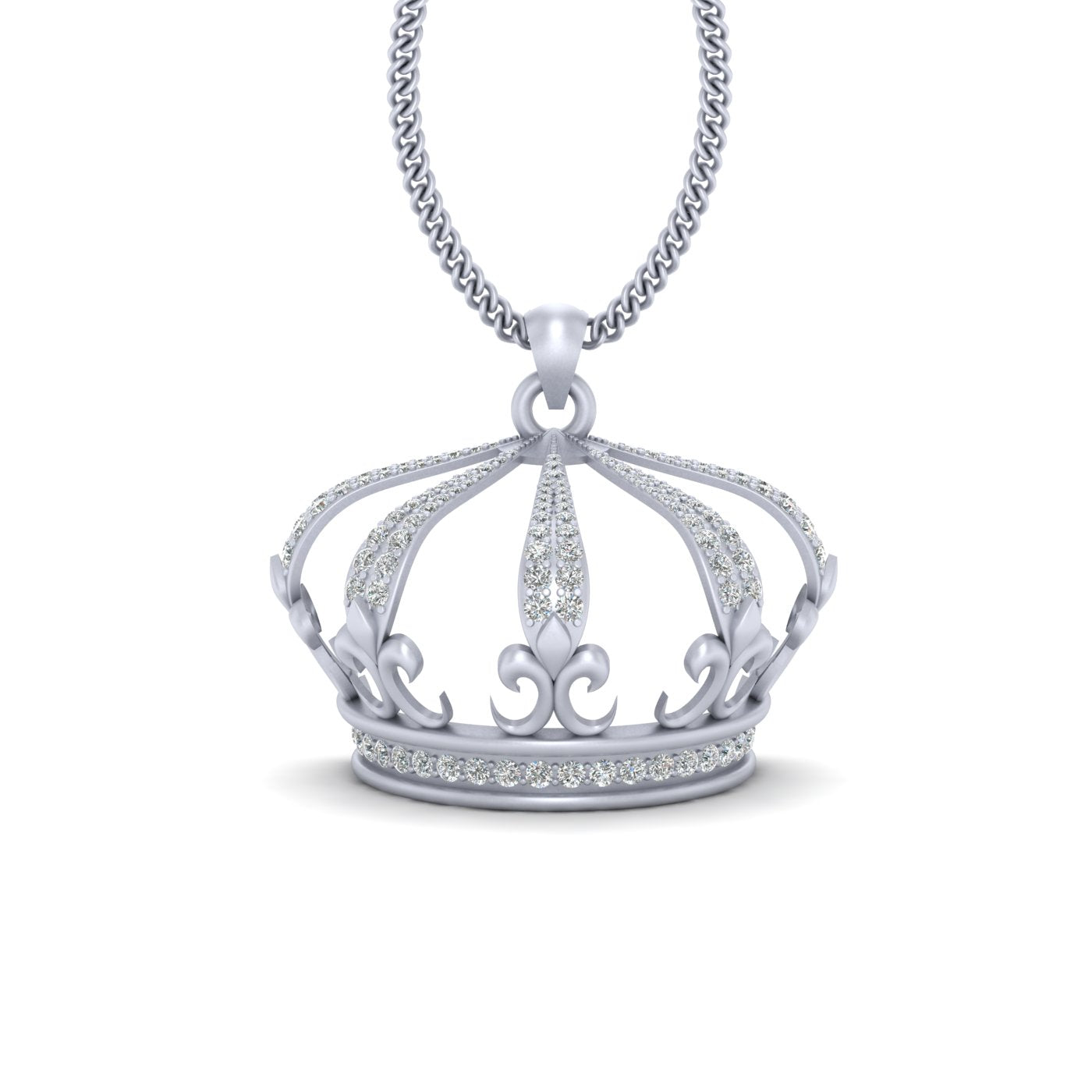 DIAMOND KING CROWN PENDANT