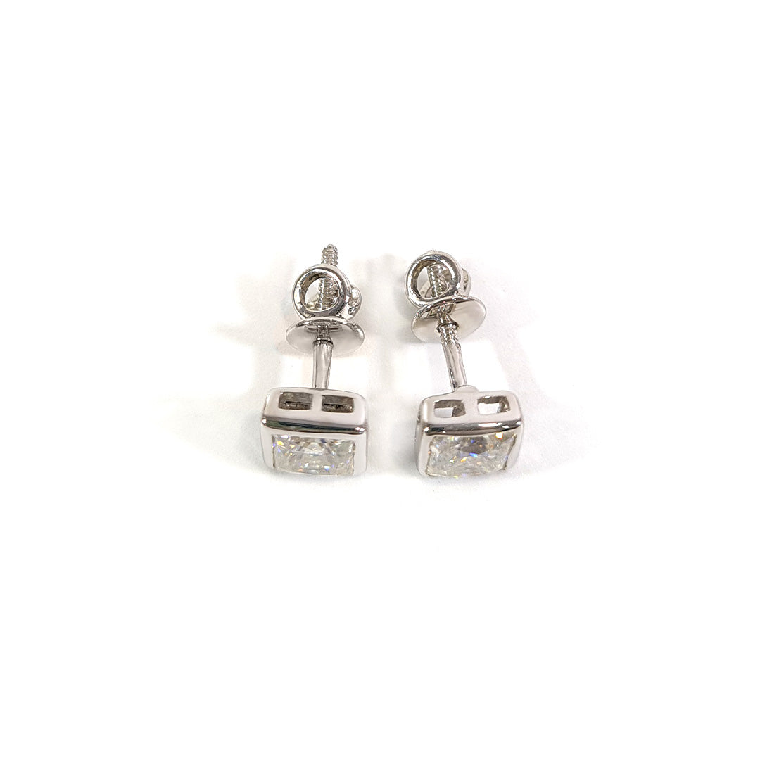 SILVER STUD EARRINGS