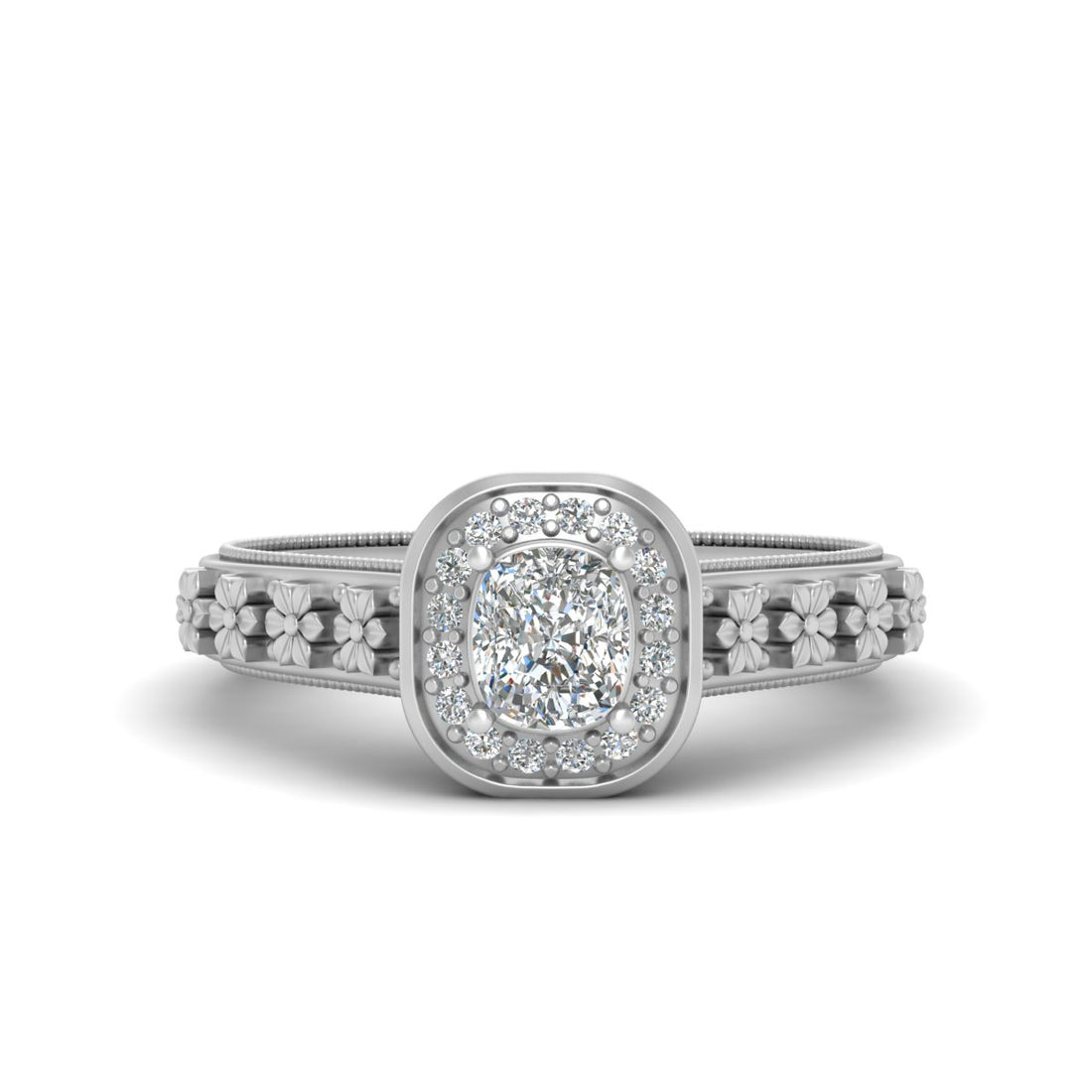 FLORAL WEDDING RING WOMENS