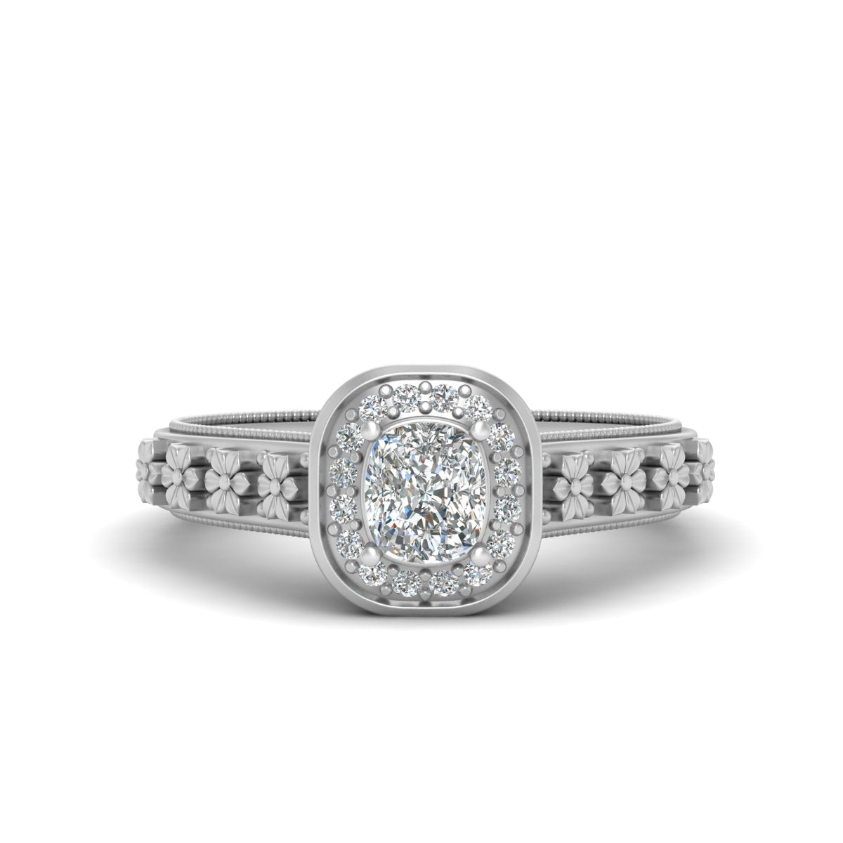 FLORAL WEDDING RING WOMENS