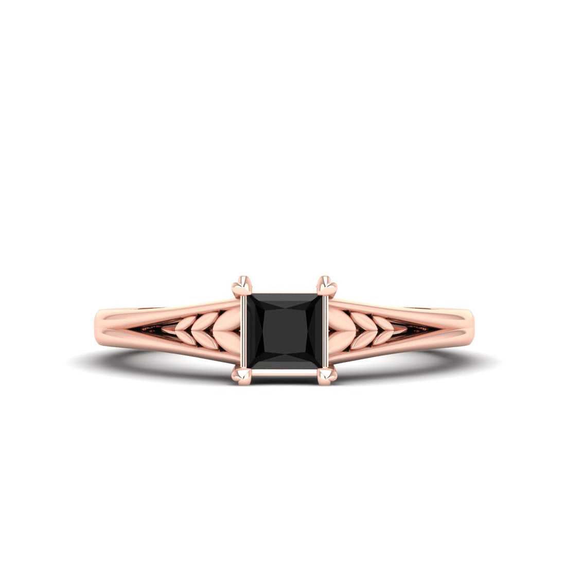 PRINCESS ONYX ENGAGEMENT RING