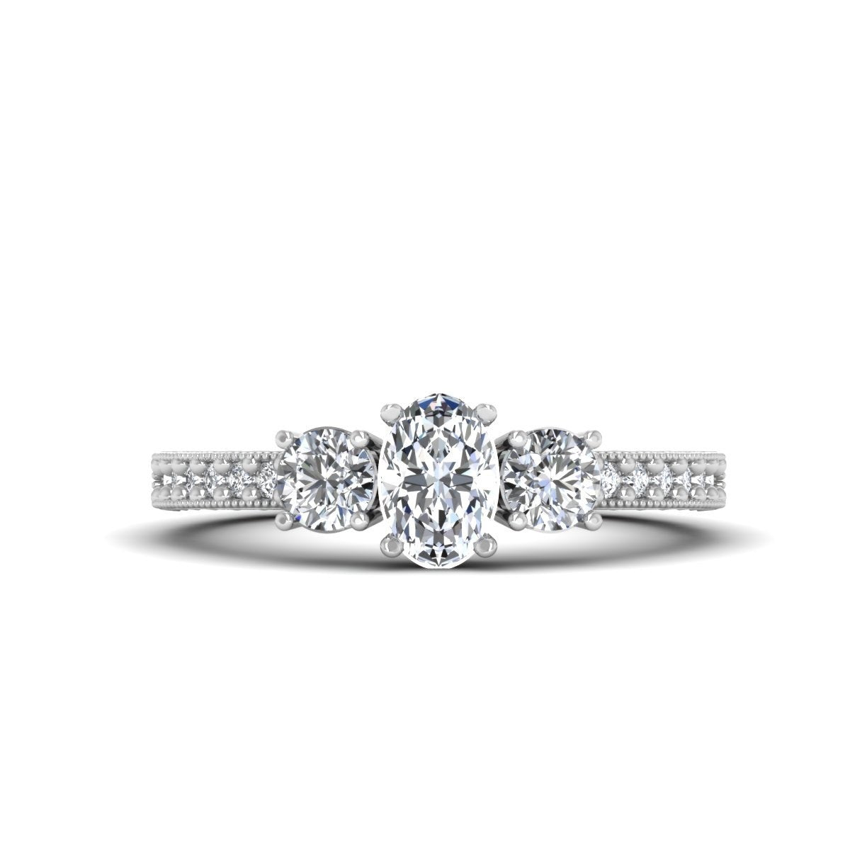 0.90TCW Diamond Engagement Rings