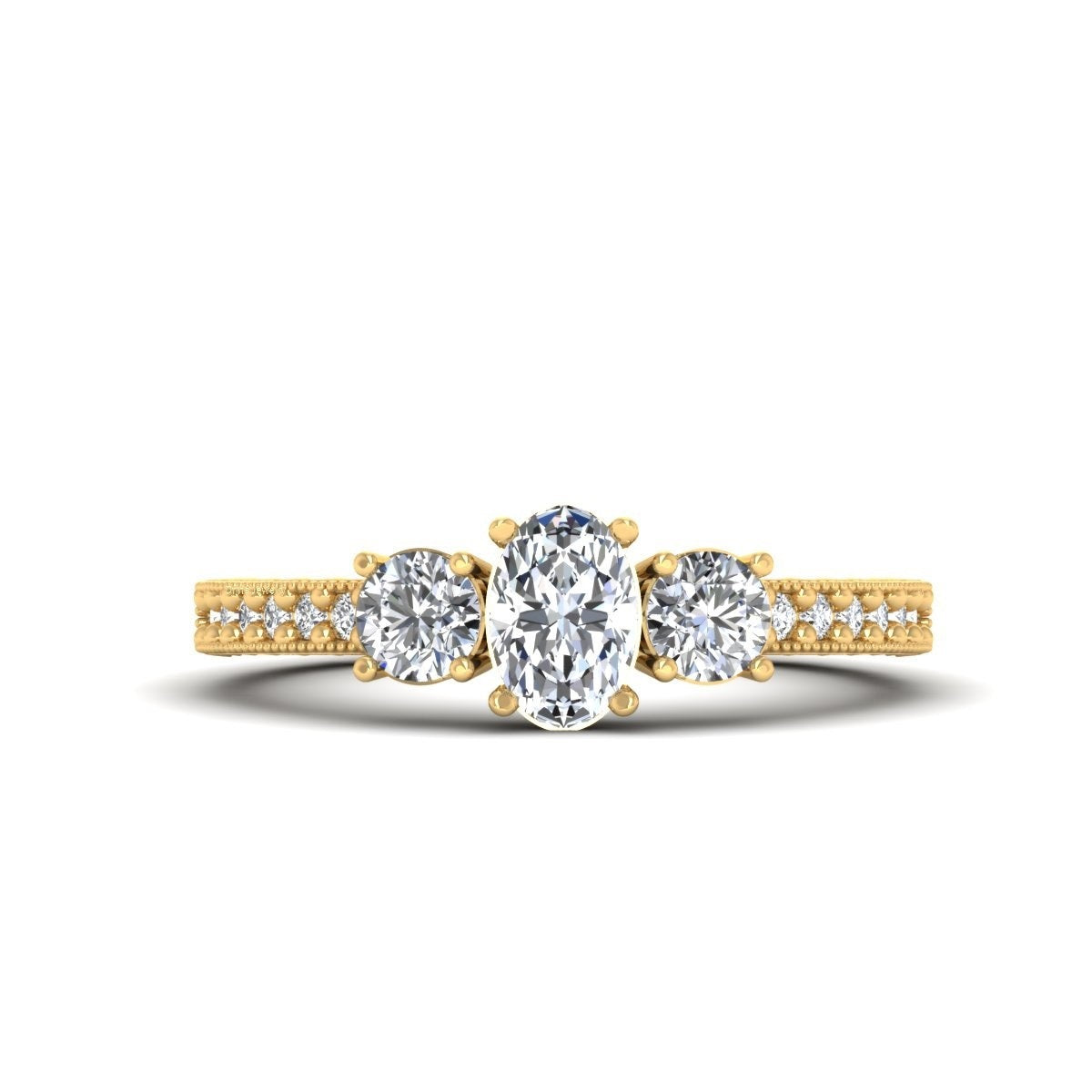 0.90TCW Diamond Engagement Rings