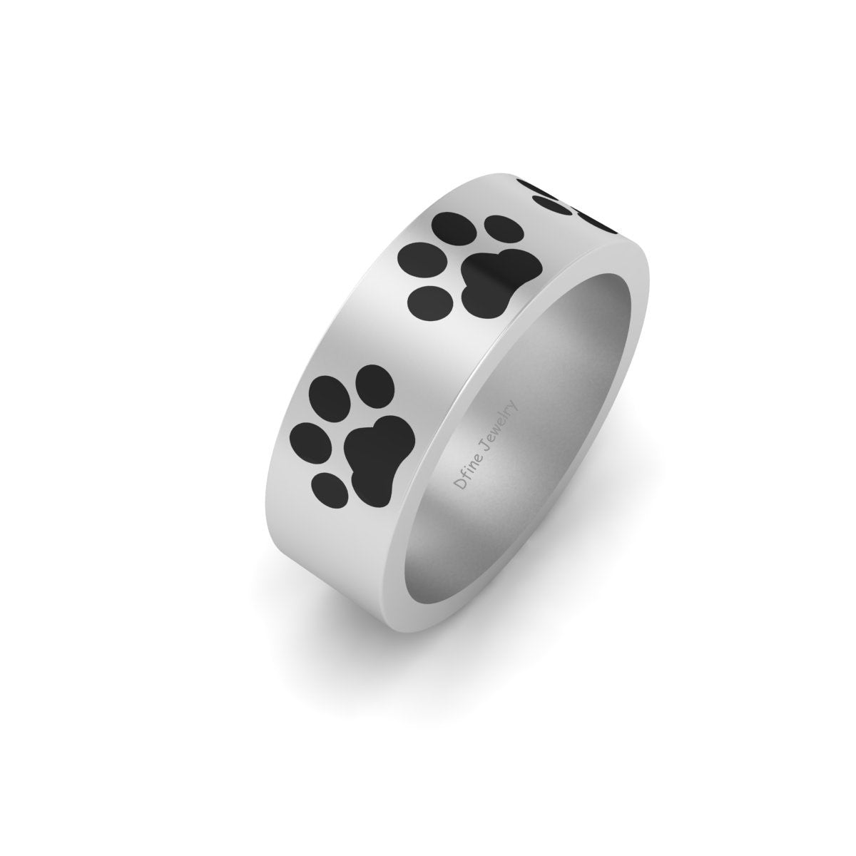 DOG PAW PRINT RING