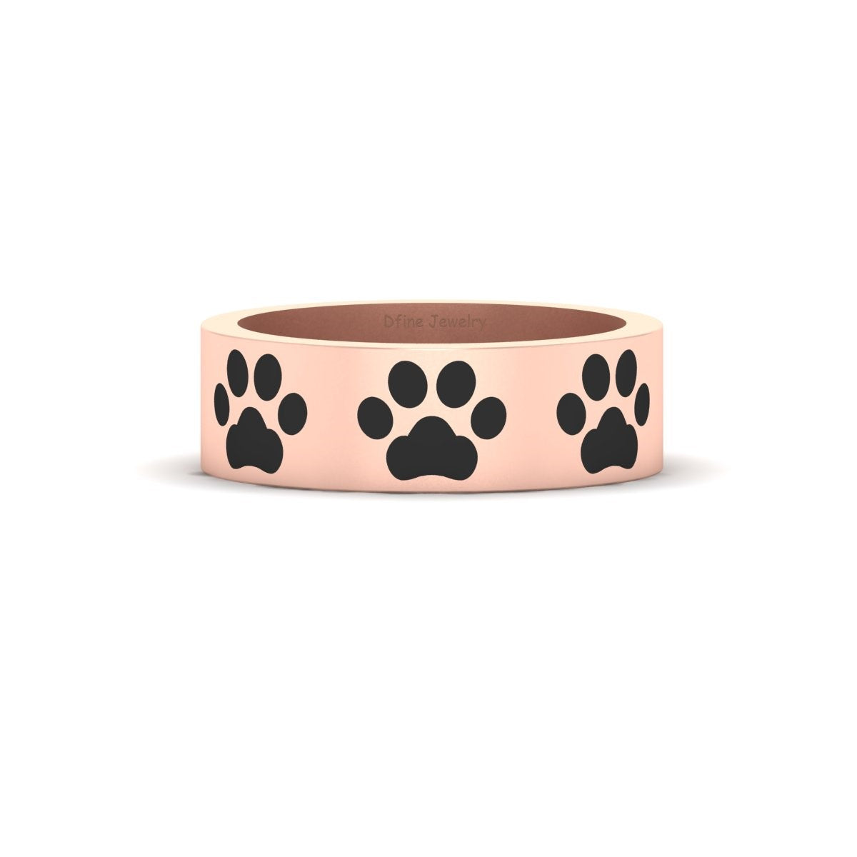DOG PAW PRINT RING