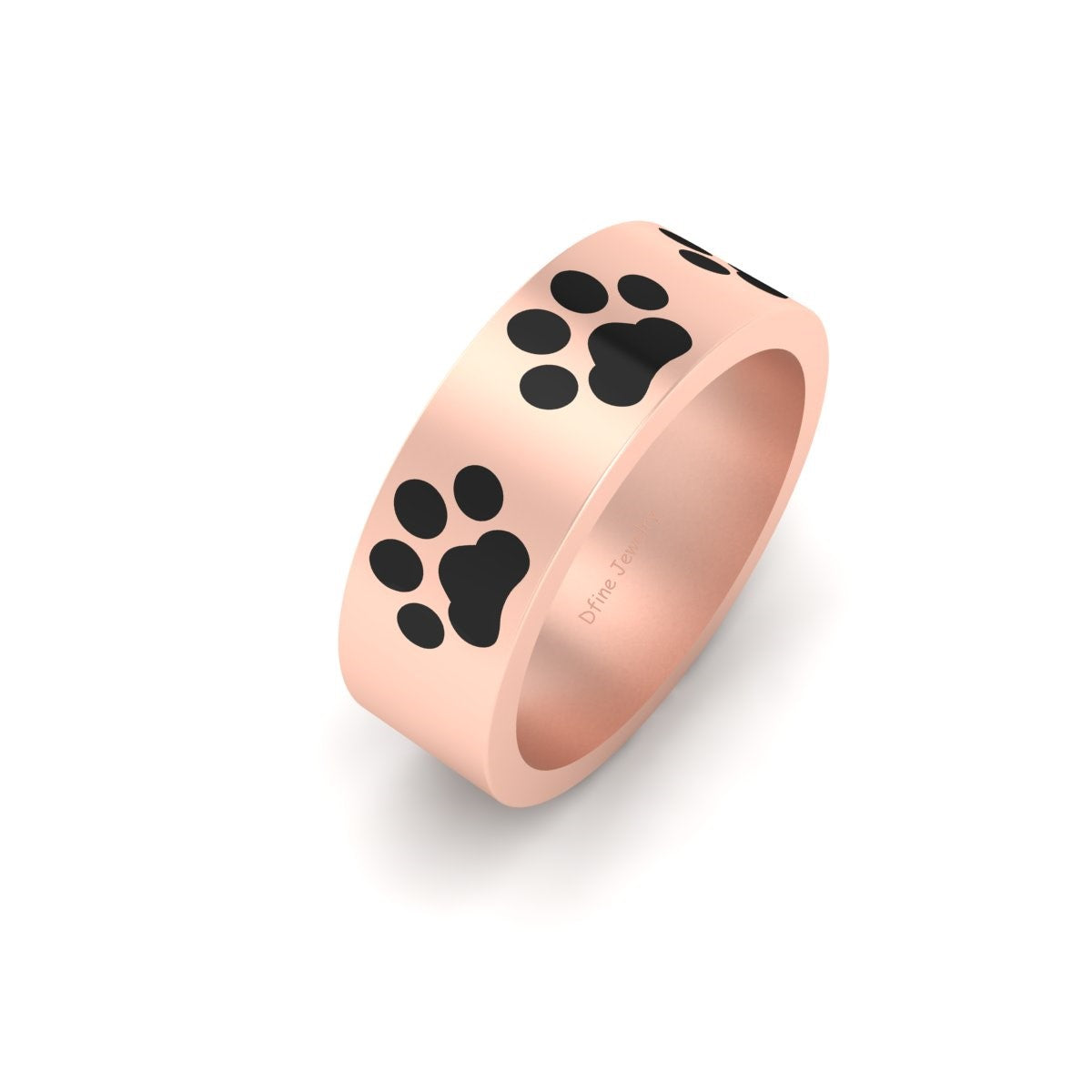 DOG PAW PRINT RING