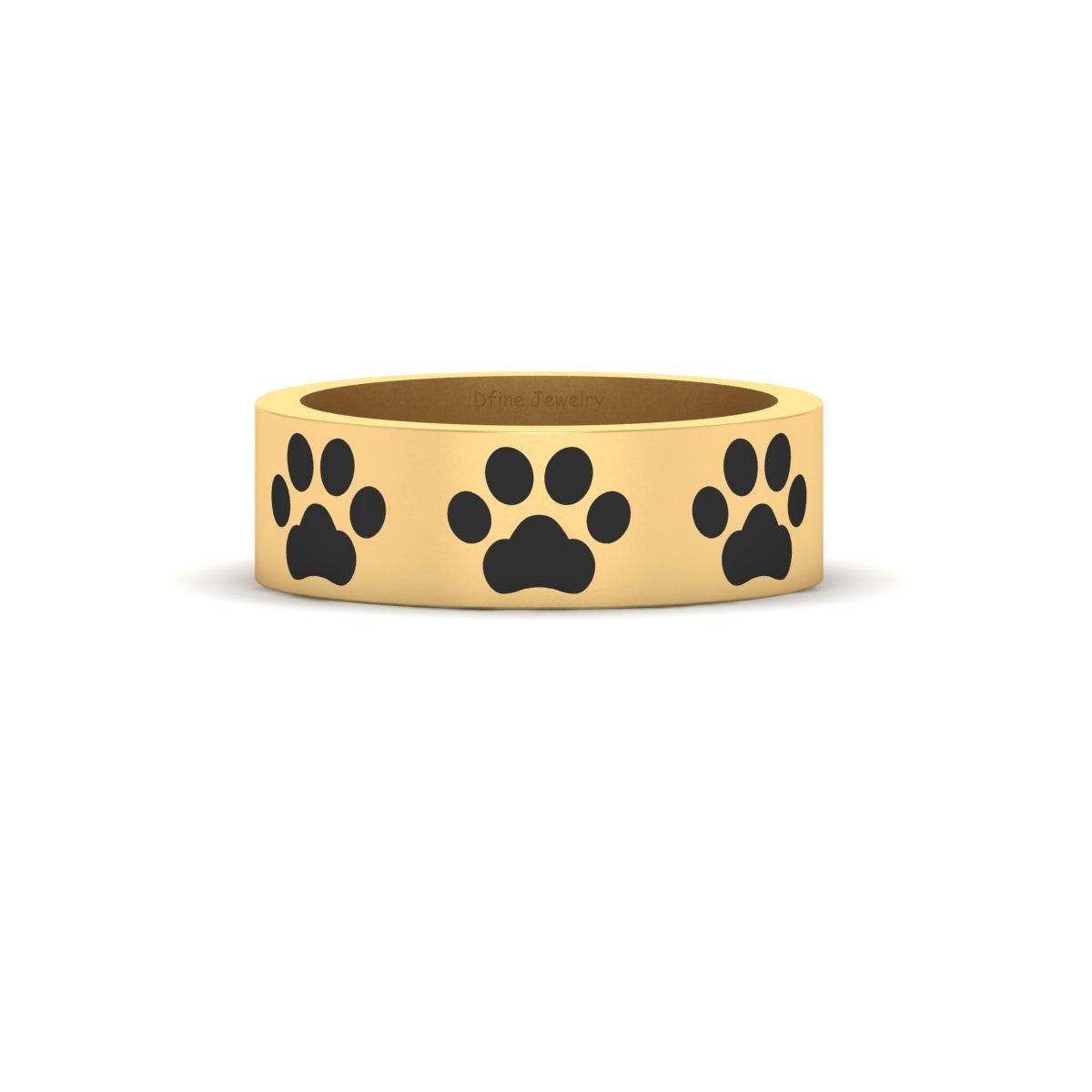 DOG PAW PRINT RING