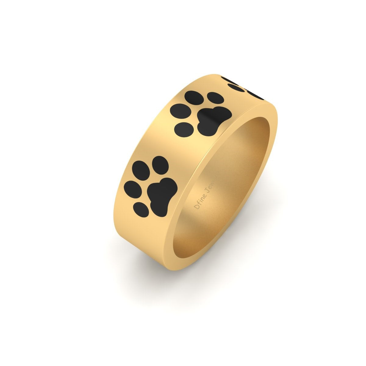 DOG PAW PRINT RING