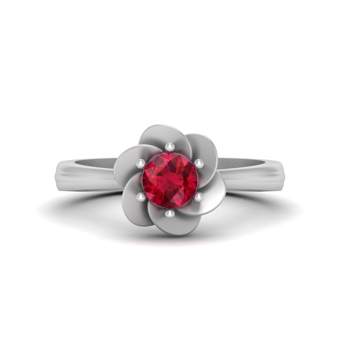 FLOWER WEDDING RING WOMENS