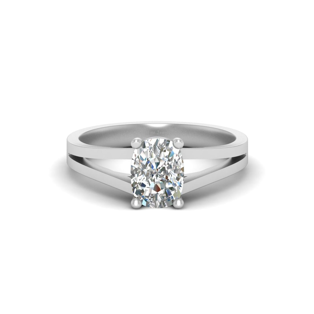 SPLIT SHANK DIAMOND RING