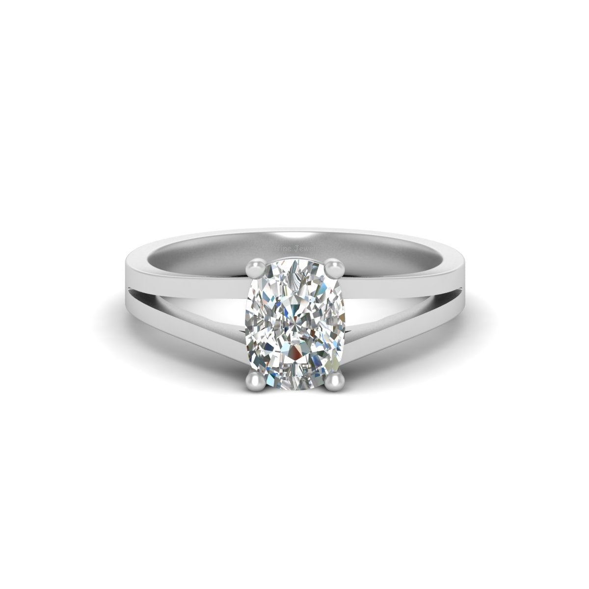 SPLIT SHANK DIAMOND RING