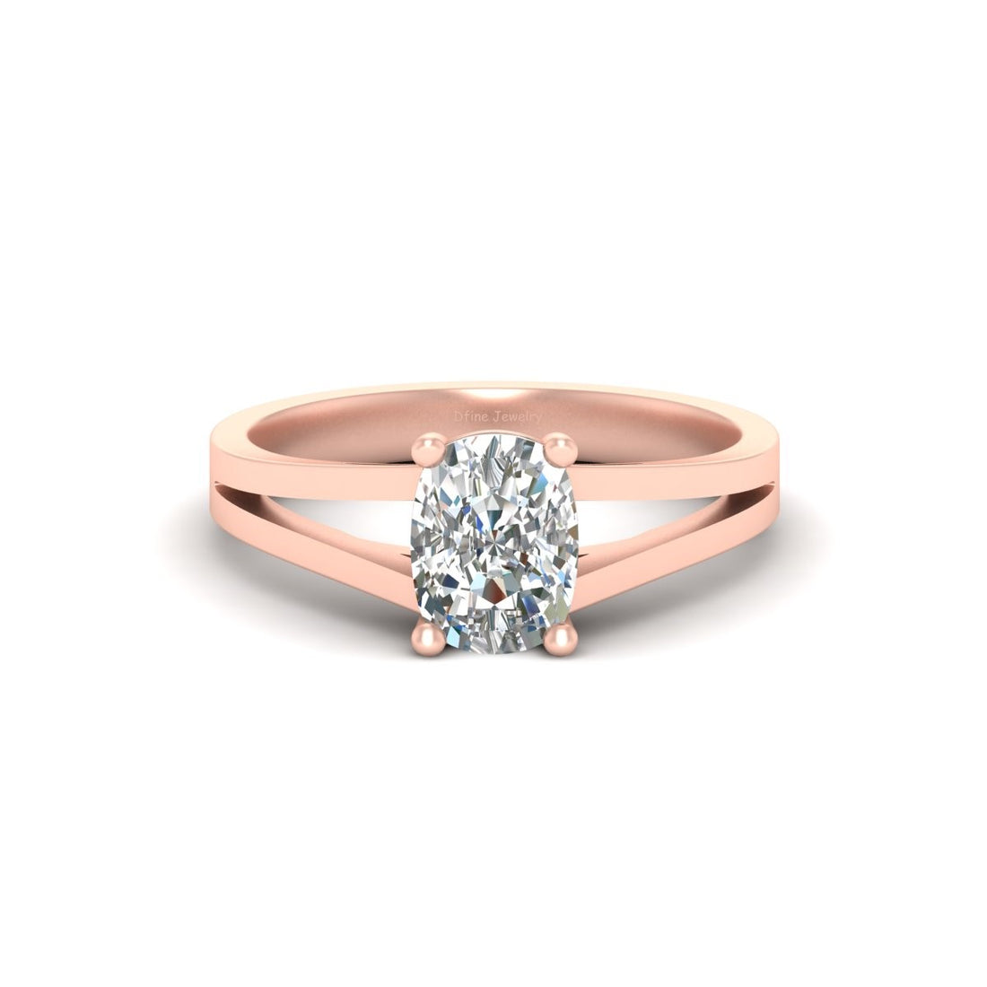 SPLIT SHANK DIAMOND RING