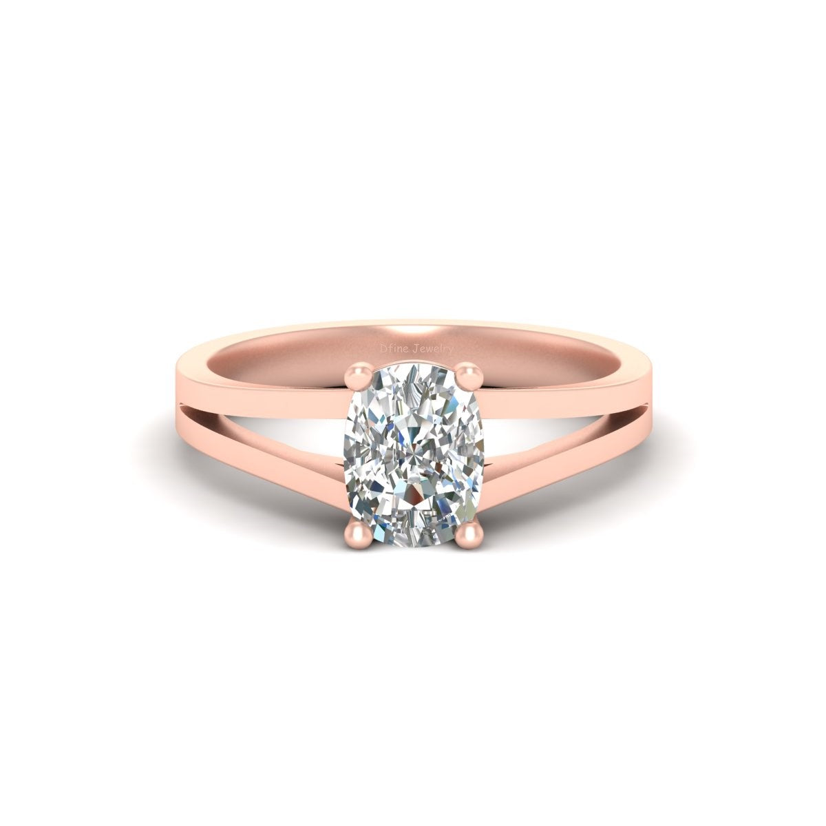 SPLIT SHANK DIAMOND RING