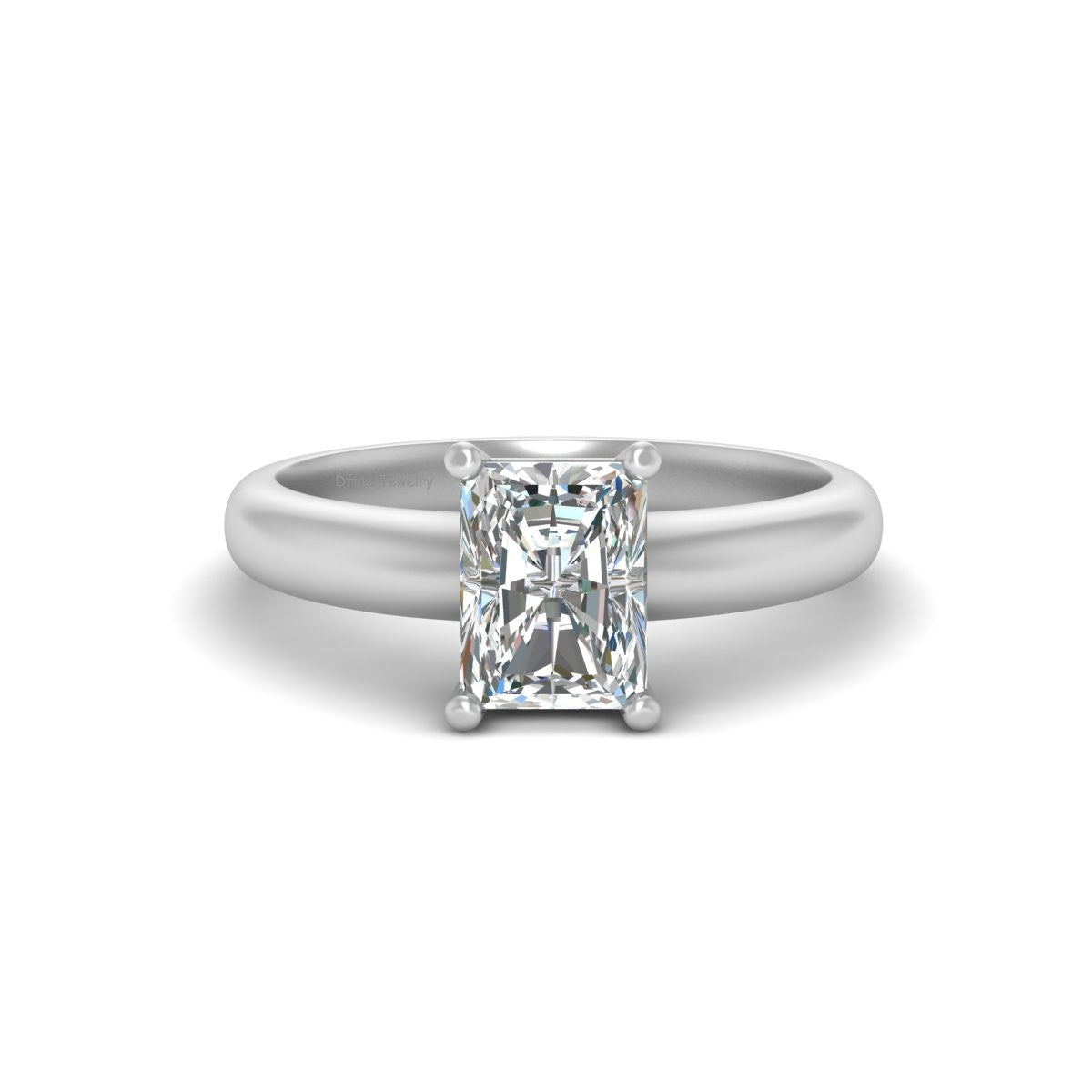 RADIANT DIAMOND ENGAGEMENT RING