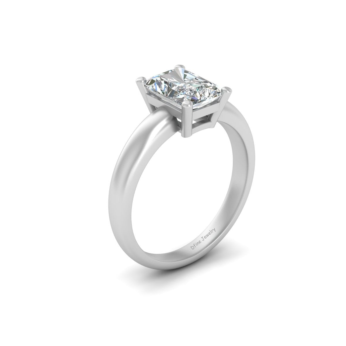 RADIANT DIAMOND ENGAGEMENT RING