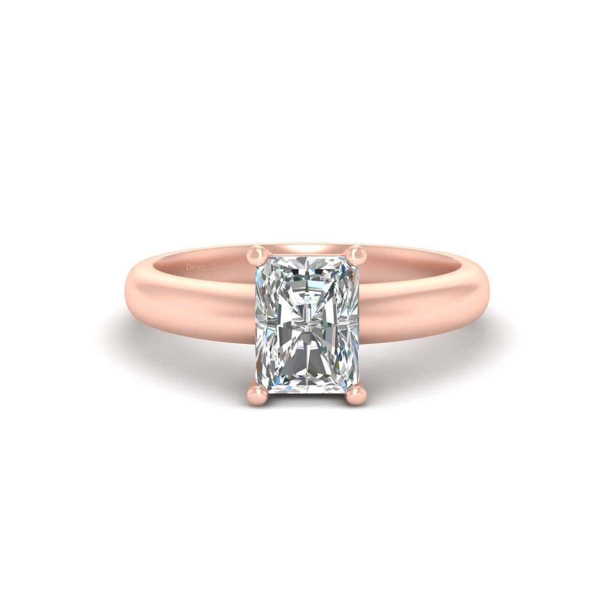 RADIANT DIAMOND ENGAGEMENT RING
